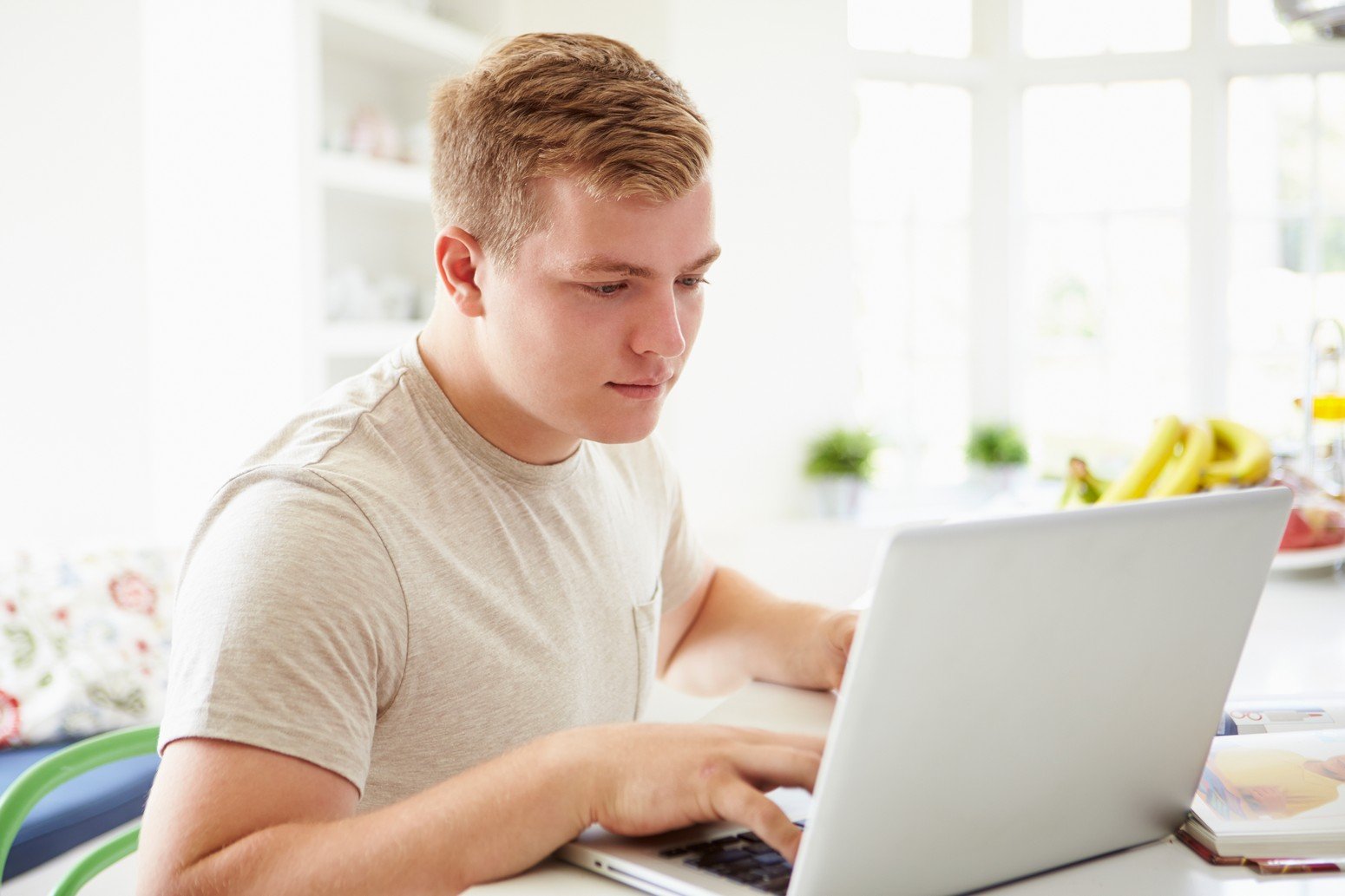 Canva Teenage Boy Studying 