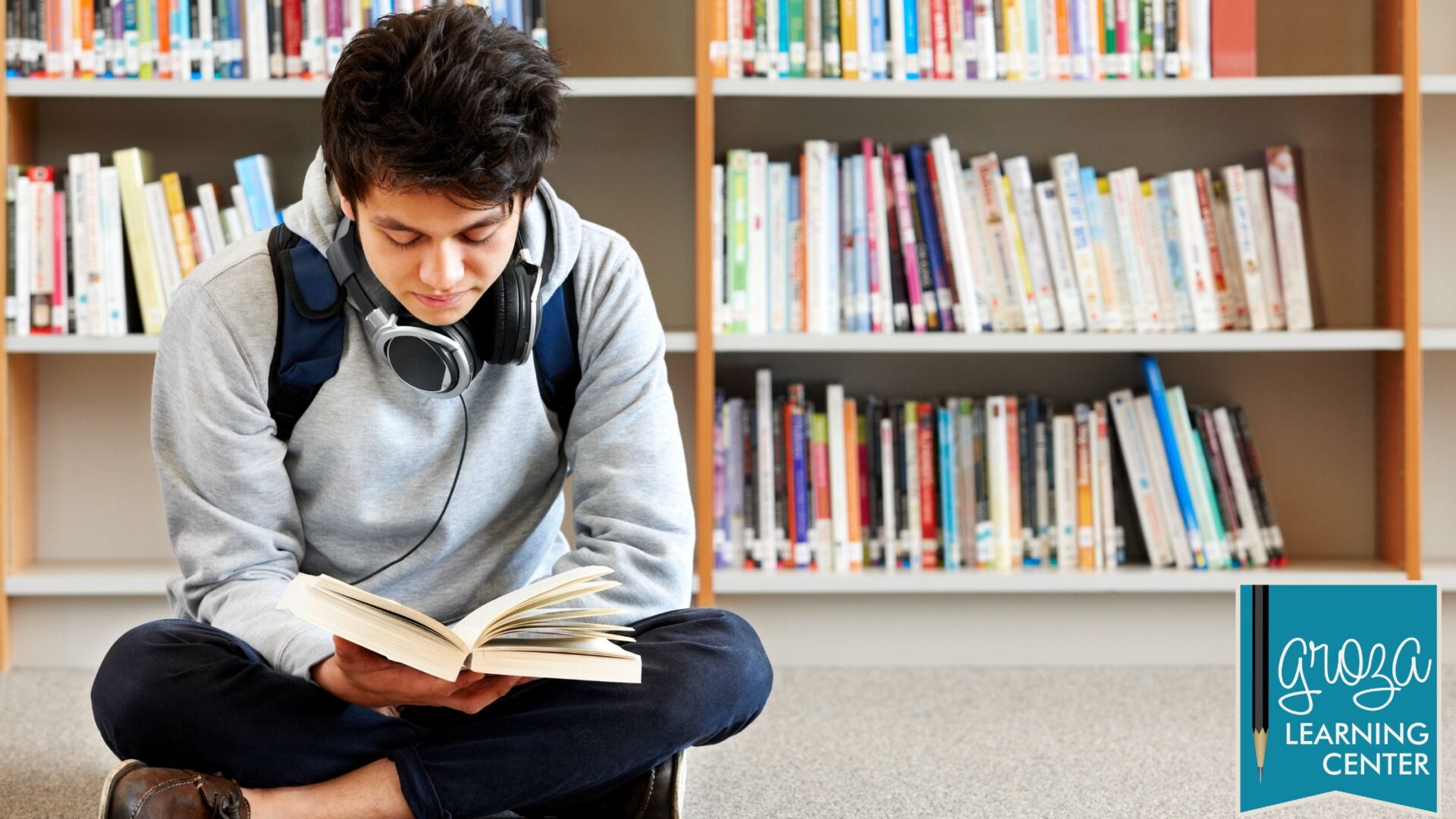 teenager reading